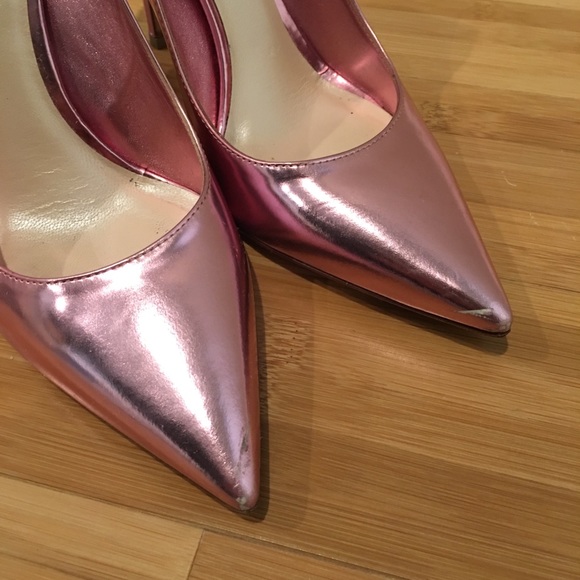 Christian Dior pink 🐷 metallic heels - Picture 5 of 5